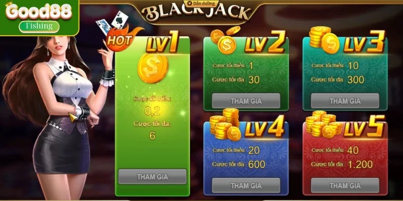 Xì dách - Tựa game yêu thích nhất tại nền tảng Good 88