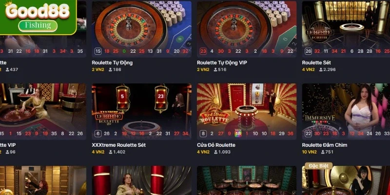 Giới thiệu tổng quan về roulette tại Good 88