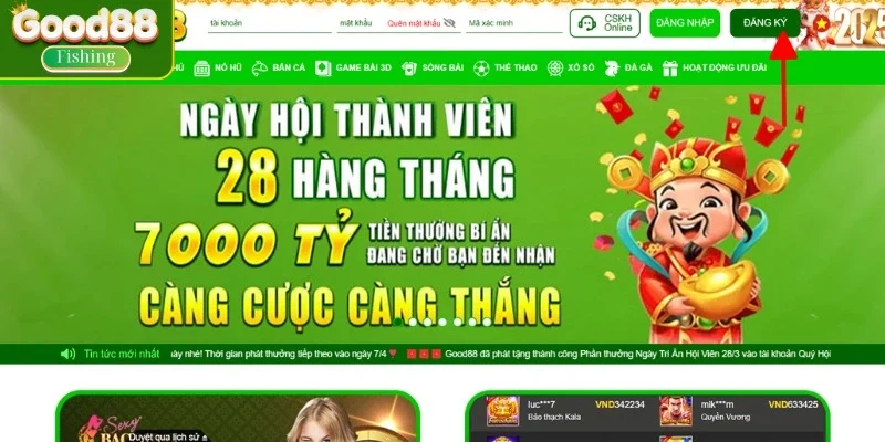 Lý do nên tạo tài khoản mới tại Good 88