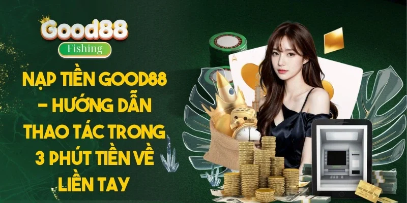 Nạp tiền Good88 - Hướng dẫn thao tác trong 3 phút tiền về liền tay