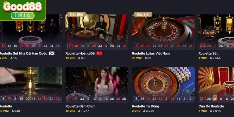 Roulette - Tựa game hấp dẫn và vòng quay may mắn thú vị