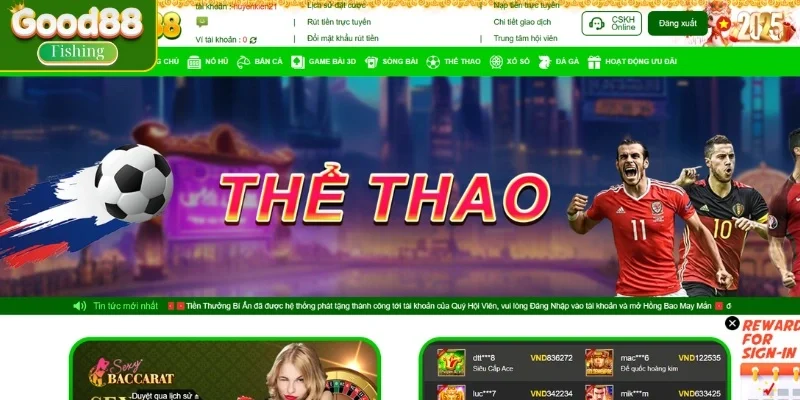 Sự lựa chọn hoàn hảo khi tham gia thể thao Good88