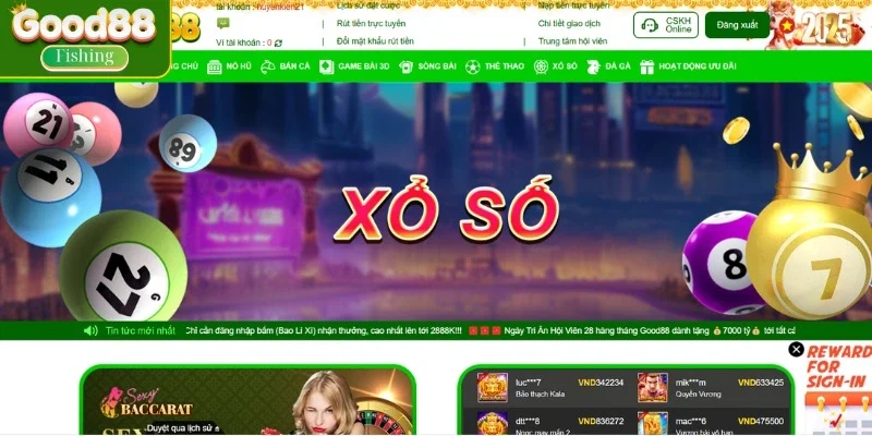 Xổ số Good88 - Thương hiệu uy tín và chất lượng trong ngành giải trí trực tuyến