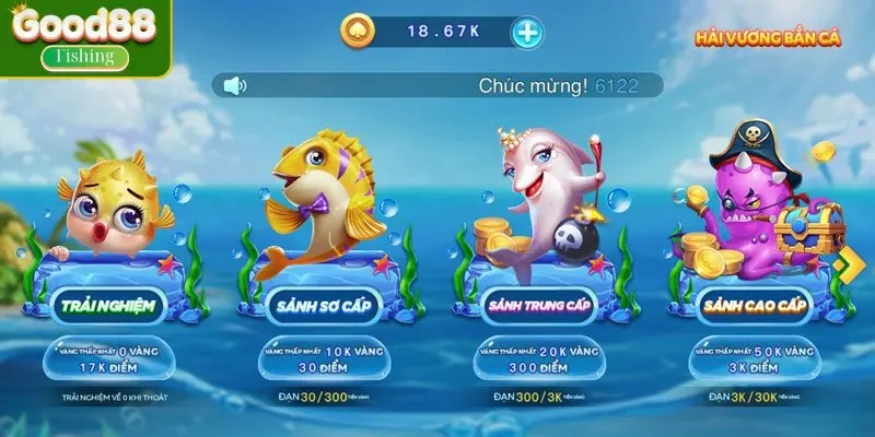 Mẹo chơi bắn cá Hải Vương đẳng cấp